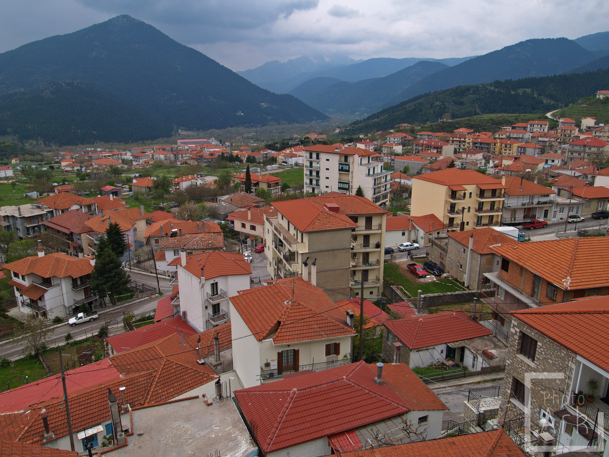 Central Greece Karpenissi Hotel Anessis balcony view