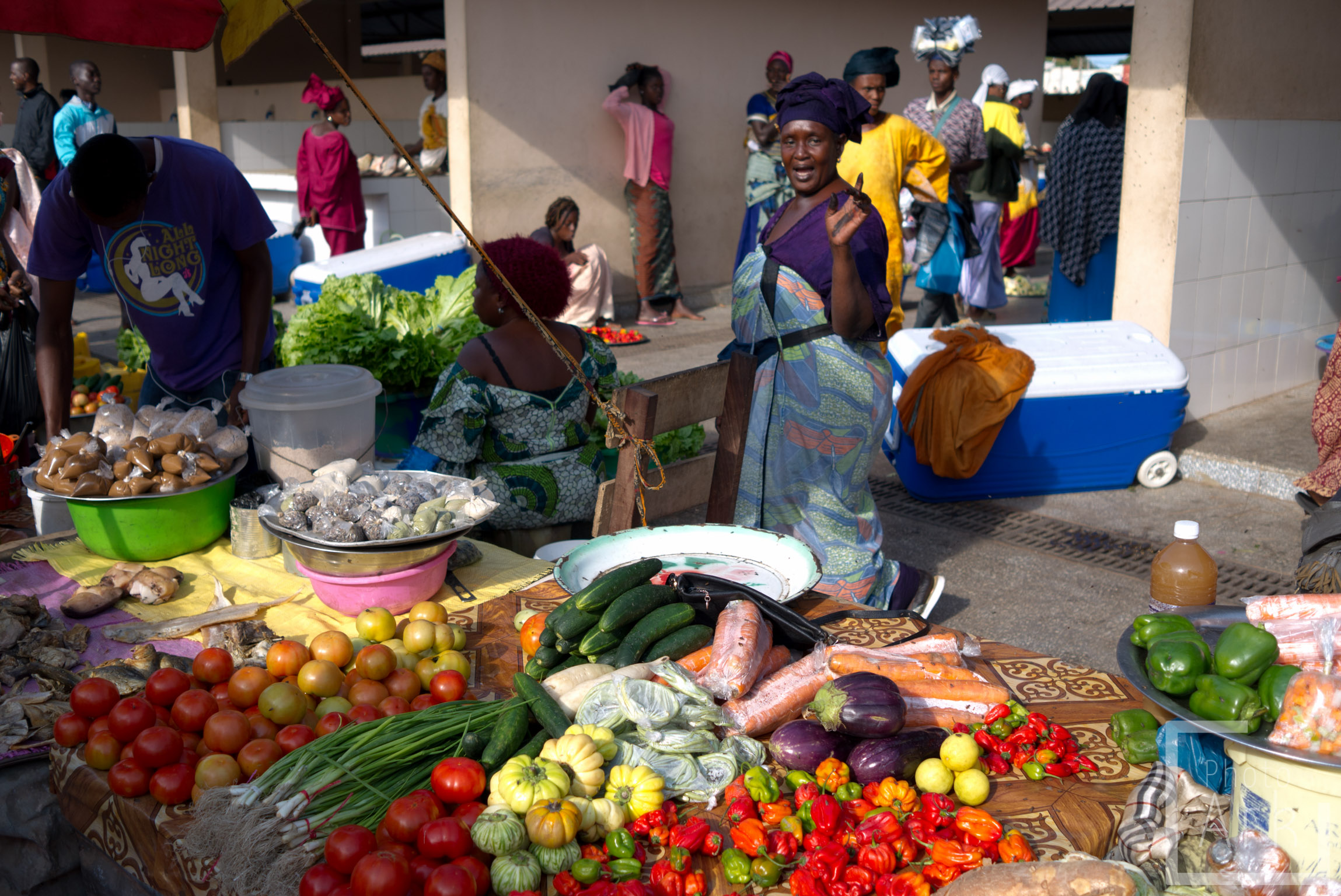 The Gambia Serrekunda Market