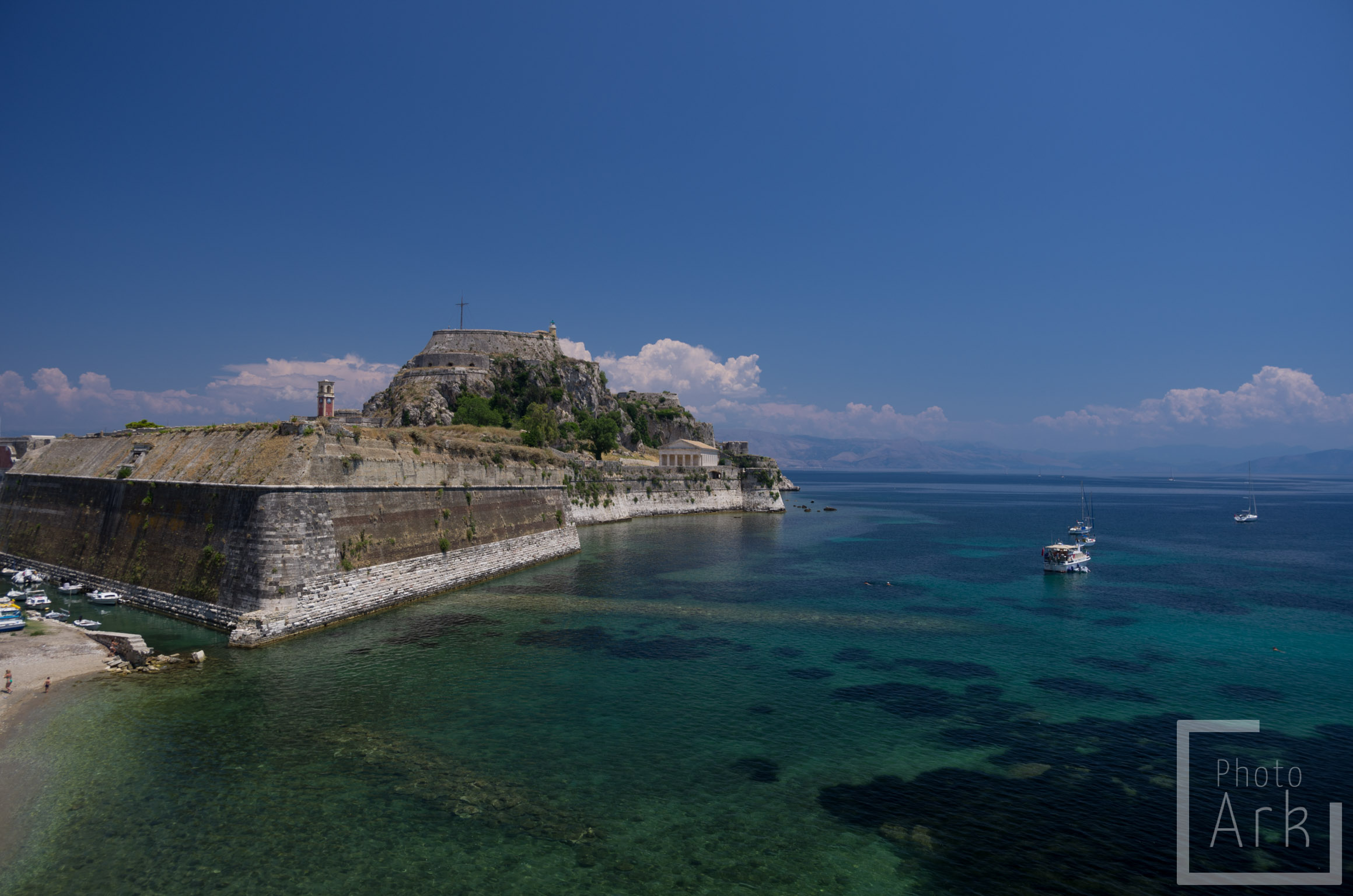 Ionian Island Walking Corfu Fortress