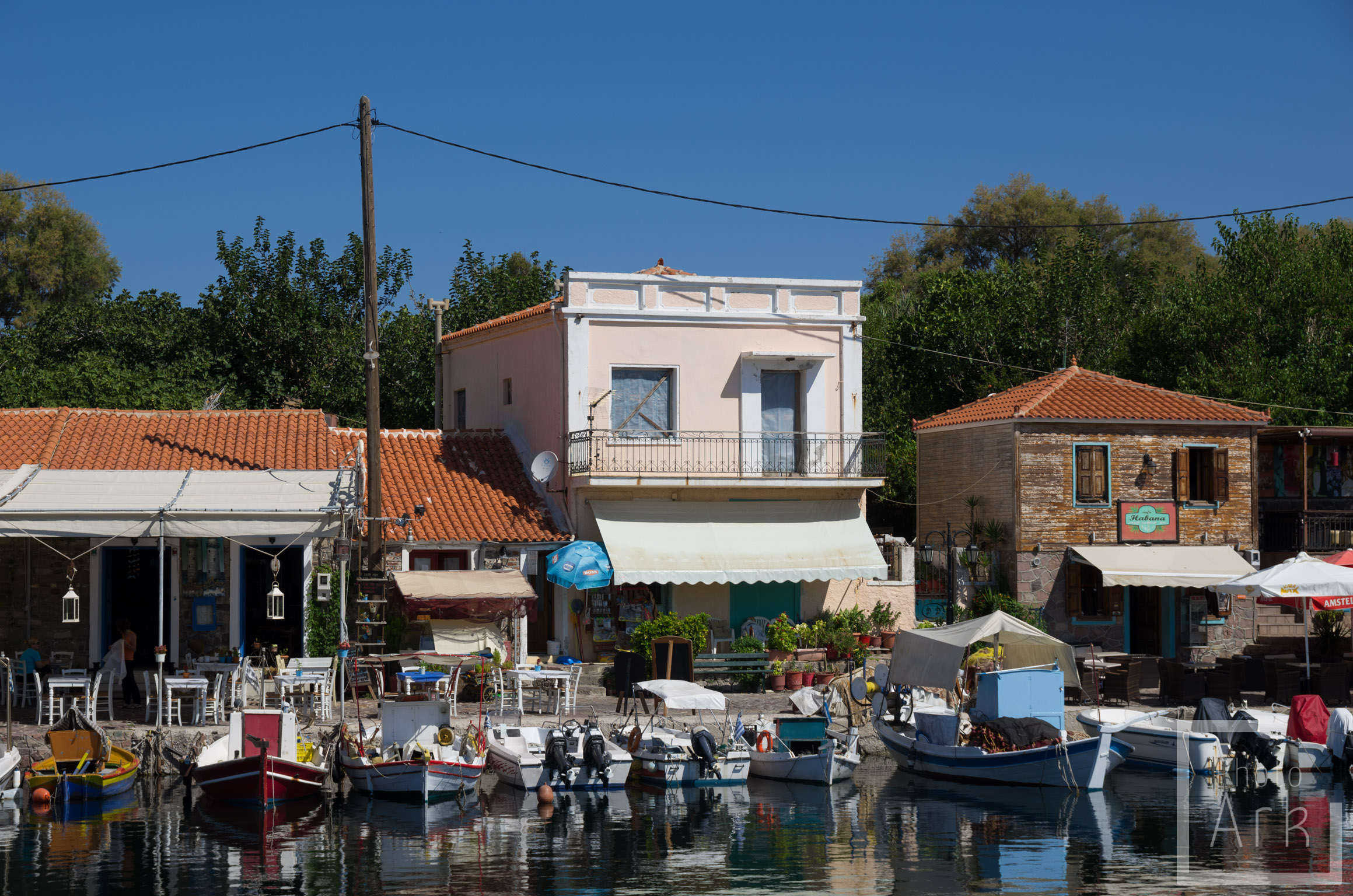 Lesvos Island Tour Molyvos Harbour