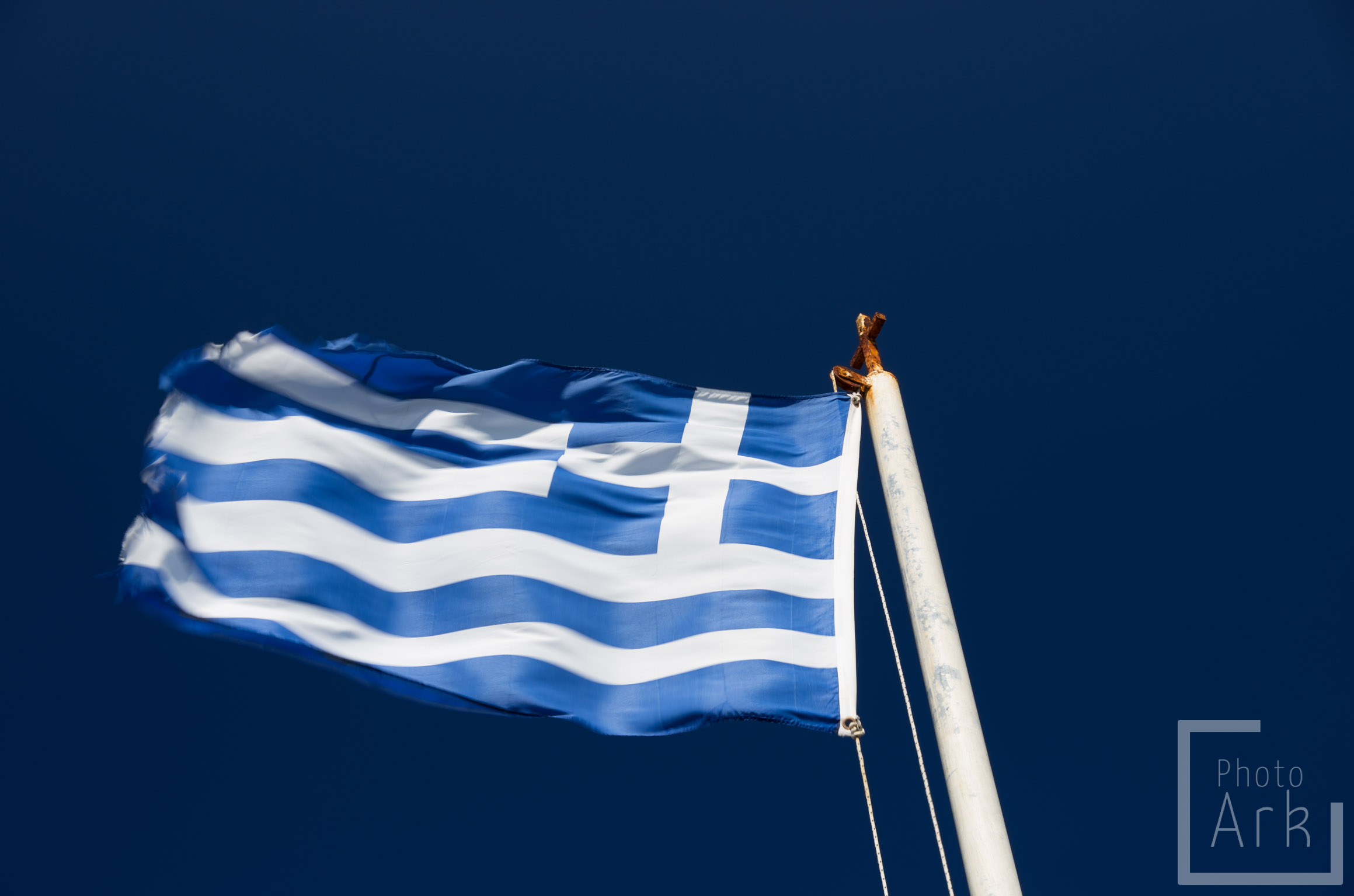 Lesvos Island Tour Greek Flag