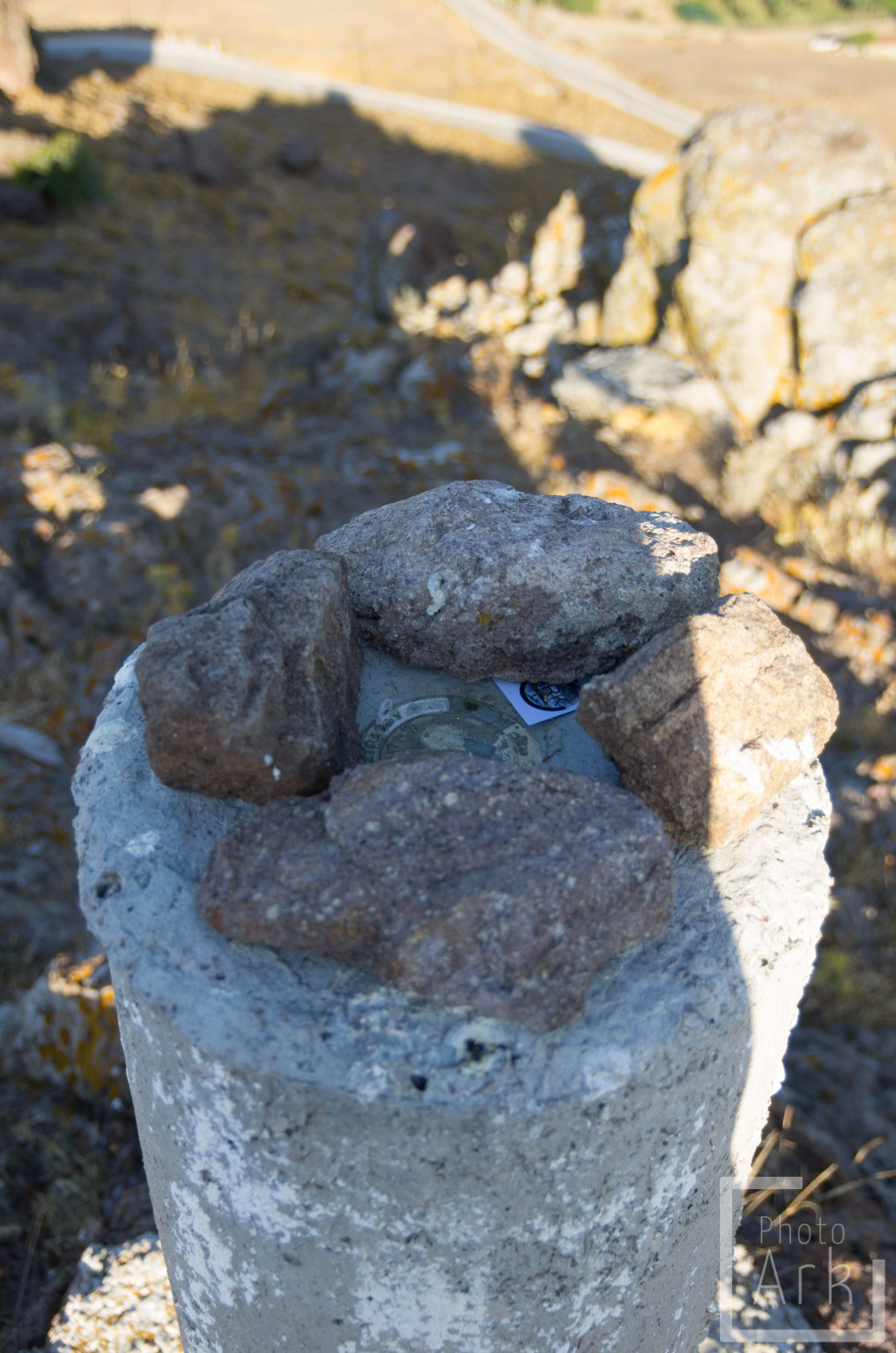 Lesvos Island Tour Trig Point