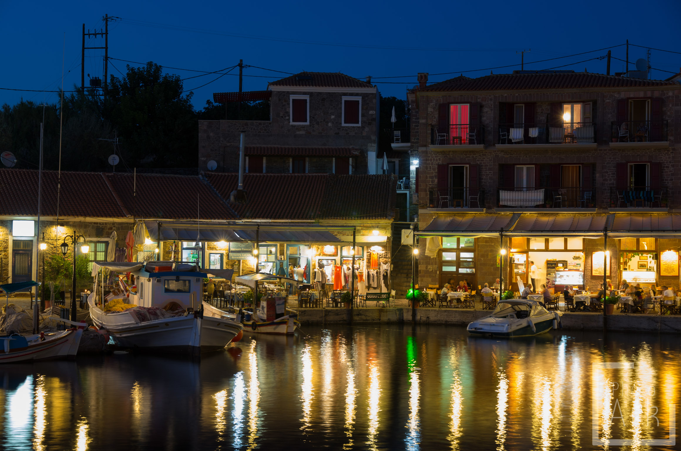 Lesvos Island Tour Molyvos Harbour