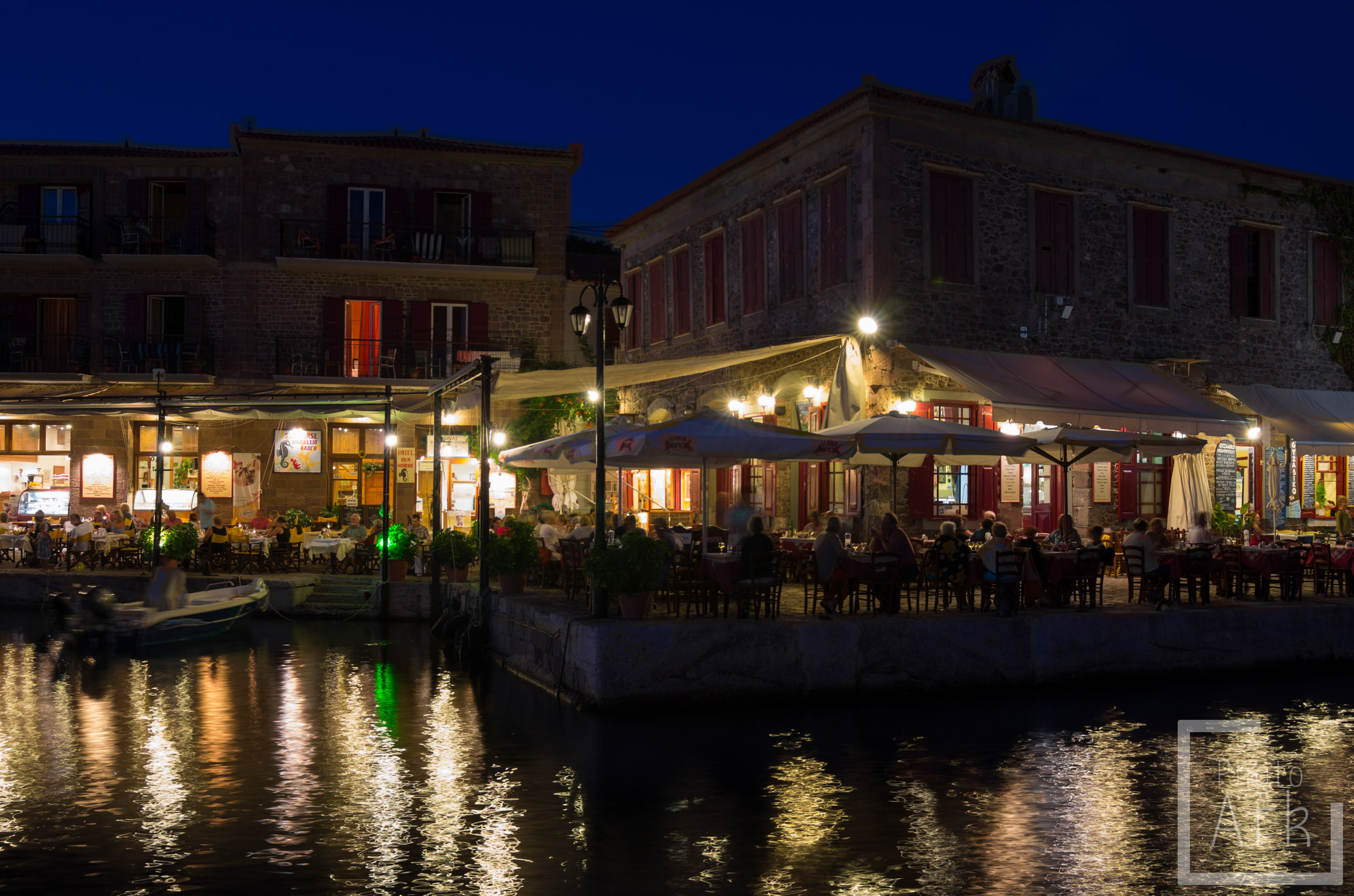 Lesvos Island Tour Molyvos Harbour